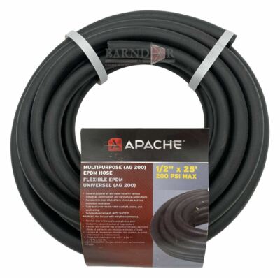 Apache 1/2'' x 25' Black 200 PSI Multipurpose (AG 200) | 10031564