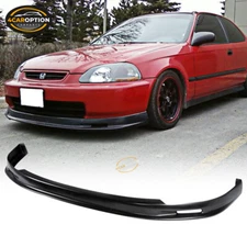 Fits 96-98 Honda Civic Mugen Style Front Bumper Lip Spoiler Splitter PP
