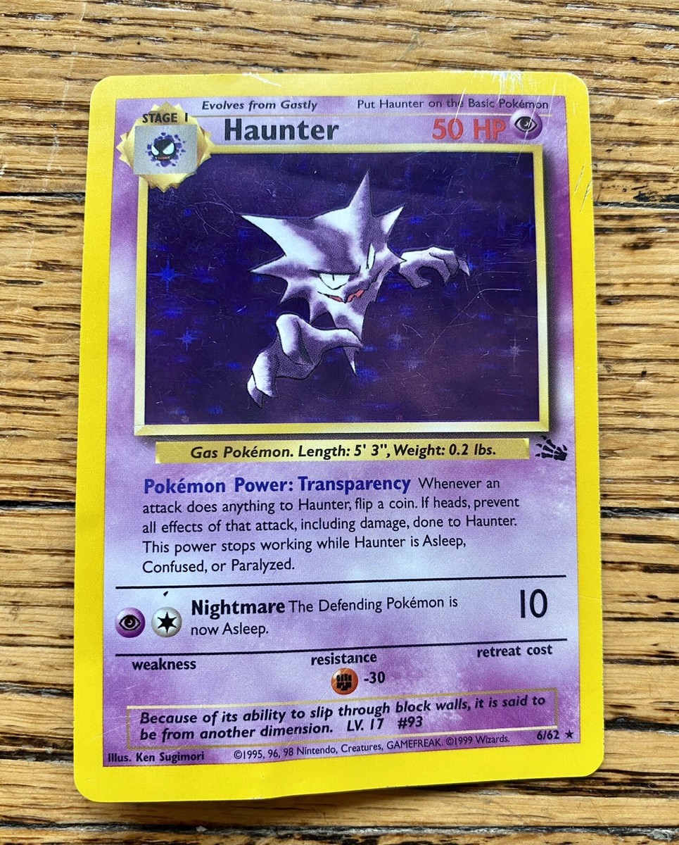 【PSA9】　ゴースト　旧裏 第三弾 拡張パック HAUNTER-HOLO Pokemon Card Japanese Haunter Old Back Expansion Pack Third