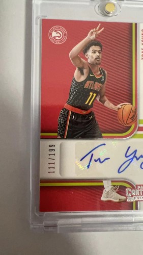 2018-19 Panini Contenders Up and Coming 111/199 Trae Young #UC-TYG Rookie Auto - Bild 3 von 5