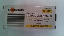 STCR2619 1/4" Staple - fits Bostitch 5M Box