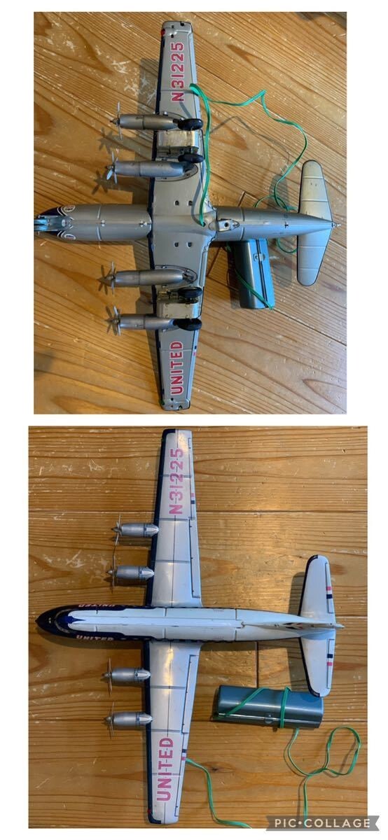 Nomura Toy DC-7 United mainliner N31225 aircraft #93 | eBay Nomura Toy DC-7 United mainliner N31225 aircraft #93 | eBay