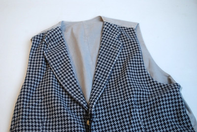 SANTANIELLO TAILORING SPRING SUMMER COTTON VEST SIZE 48