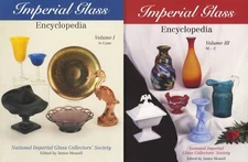 2 Books Imperial Glass Encyclopedia Volume 1+3 James Measell Carnival Candlewick