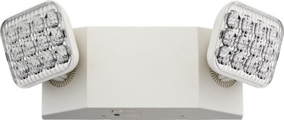Basics LED Emergency Light, Emergency Lighting with Dual Adjustable LED Lamp Hea