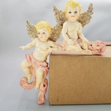 Christmas Around the World 1998 House of Lloyd Cherub Angels Plaque