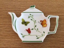 Porcelain Raynaud Limoges Tea Bag Holder Wing...