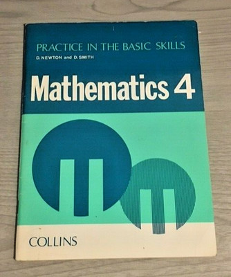 USED Collins Practice Basic Skills Mathematics 4 Paperback Book Pupil Test 