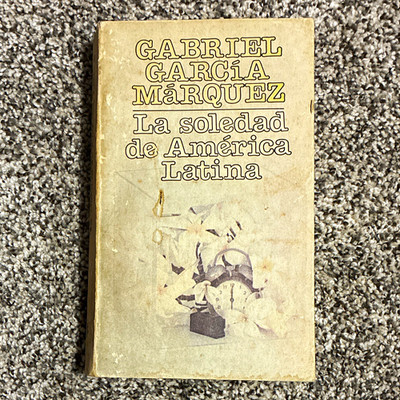 Gabriel Garcia Marquez La Soledad de America Latina 1990 Cuba 1st Edition Rare