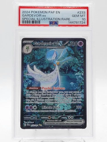GARDEVOIR EX 2024 PALDEAN FATES SPECIAL ILLUSTRATION RARE #233 PSA 10 Q0895