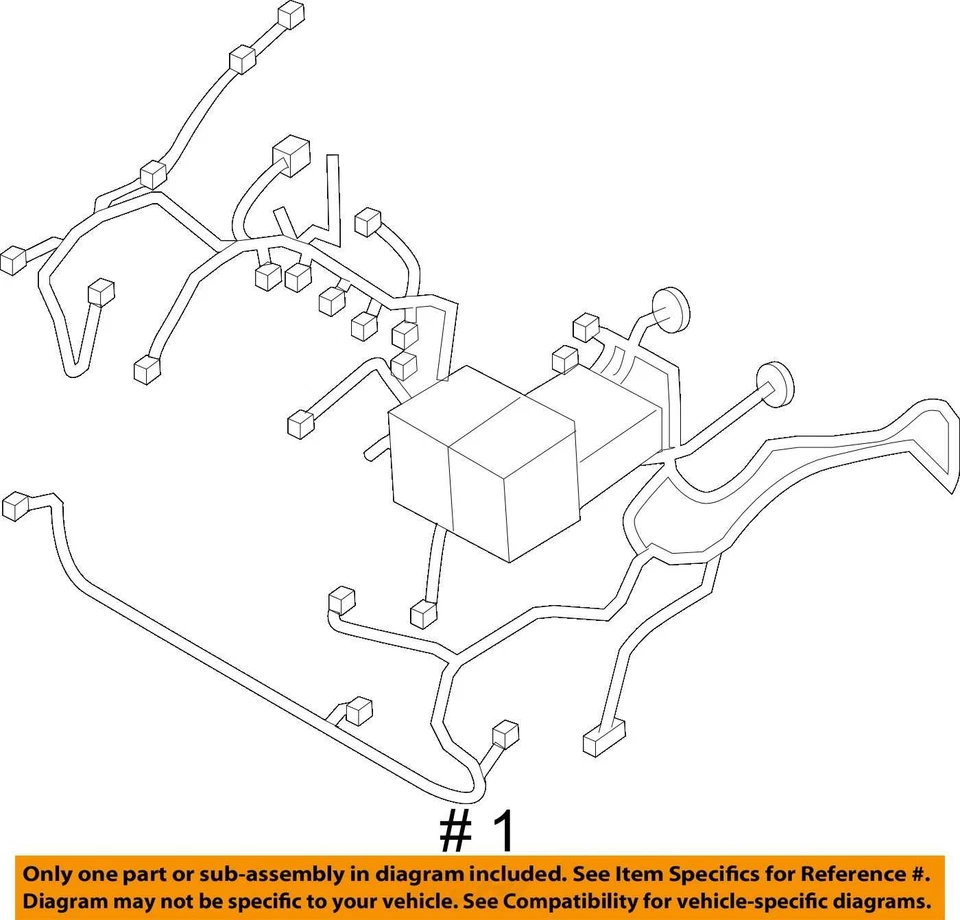 SE ADAPTA A CHEVROLET AVEO AVEO5 2006-2007 ARNÉS ASM ENG WRG 96439766 - NUEVO OEM Foto 3 de 3