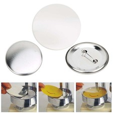 100 Sets 56mm Badge Pin Button Parts Badge Making Supplies Crafts Materials
