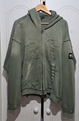 BTS ARIRANG WORLD TOUR OFFICIAL LIMITED MD GREEN ZIP UP HOODIE M EUROPE VERSION