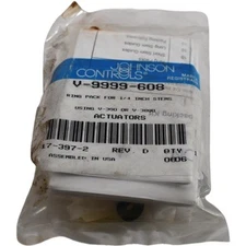 NEW Johnson Controls V-9999-608 Ring Packing Kit 1/4'' Stem Valves 