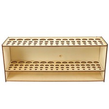  Desktop Paintbrush Holder Pen and Storage Painting Tool Organizer Wood Pencil