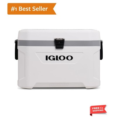 Marine Cooler | Insulated Hard Shell Ice Chest |Great for Fishing, Camping, B...