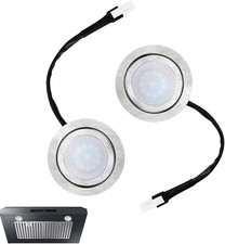2Pcs Range Hood Light Bulbs Stainless Steel Range Hood LED Light Replacement