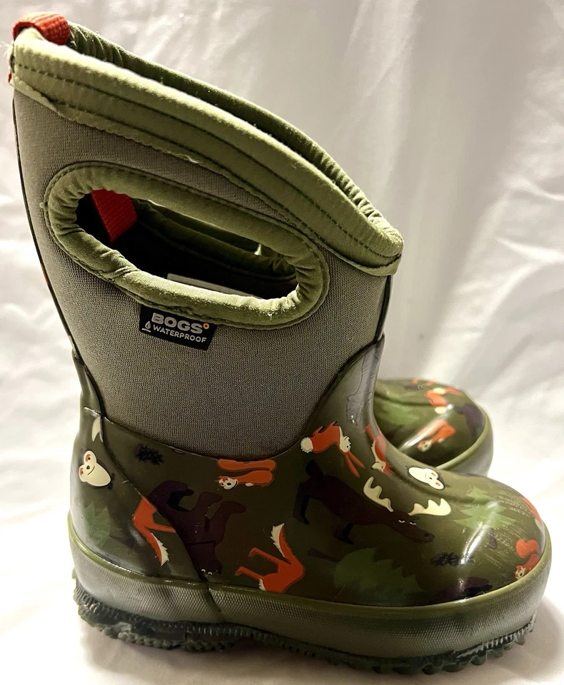 Botas Bogs Classic Woodland, verde oscuro, talla 5 71853-301 Foto 3 de 4