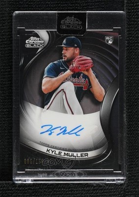 2022 Topps Chrome Black Refractor /150 Kyle Muller #CBA-KMU Rookie Auto RC 6q5