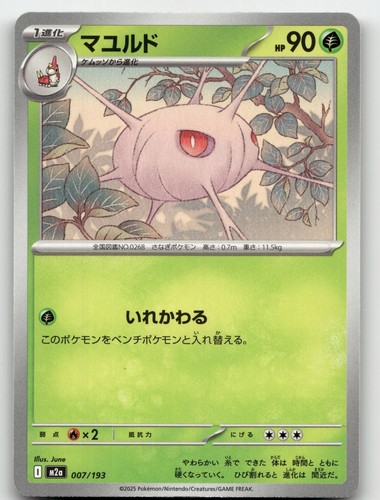 CASCOON 007/193 MEGA DREAM EX POKEMON JAPANESE Nm