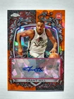 2025-26 Topps Chrome Sapphire Grant Hill Orange Signature Style Auto /25 Pistons