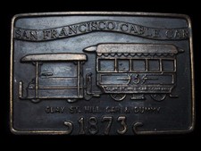 KL15145 1970s  SAN FRANCISCO CABLE CAR  CLAY ST. HILL CAR  DUMMY BUCKLE