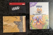 Ys: The Vanished Omens (Sega Master System, 1988) w/ Box game (no manual)