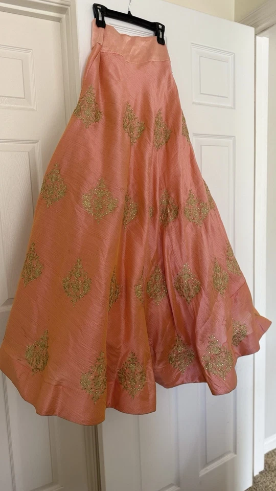 Lehanga and Choli for Girls - Image 3 of 4