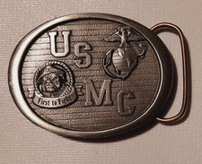 United States Marine Corps USMC First to Fight Belt Buckle Buckles of America 54