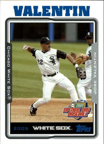 2005 Topps Opening Day Jose Valentin #57 card