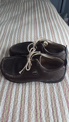 Footprints by Birkenstock womens US 8 EU 38 brown leather lace up oxford shoes