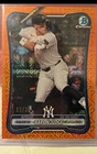 2026 Bowman Chrome Aaron Judge #1 Orange Mojo Refractor /25