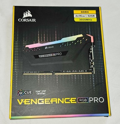 CORSAIR Vengeance RGB Pro 2x16GB DDR4-3600 RAM (CMW32GX4M2Z3600C18) ** NEU **