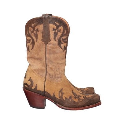 Tony Lama, Cowboyboots, Größe: 40 1/2, Braun, Leder, Damen #WvC