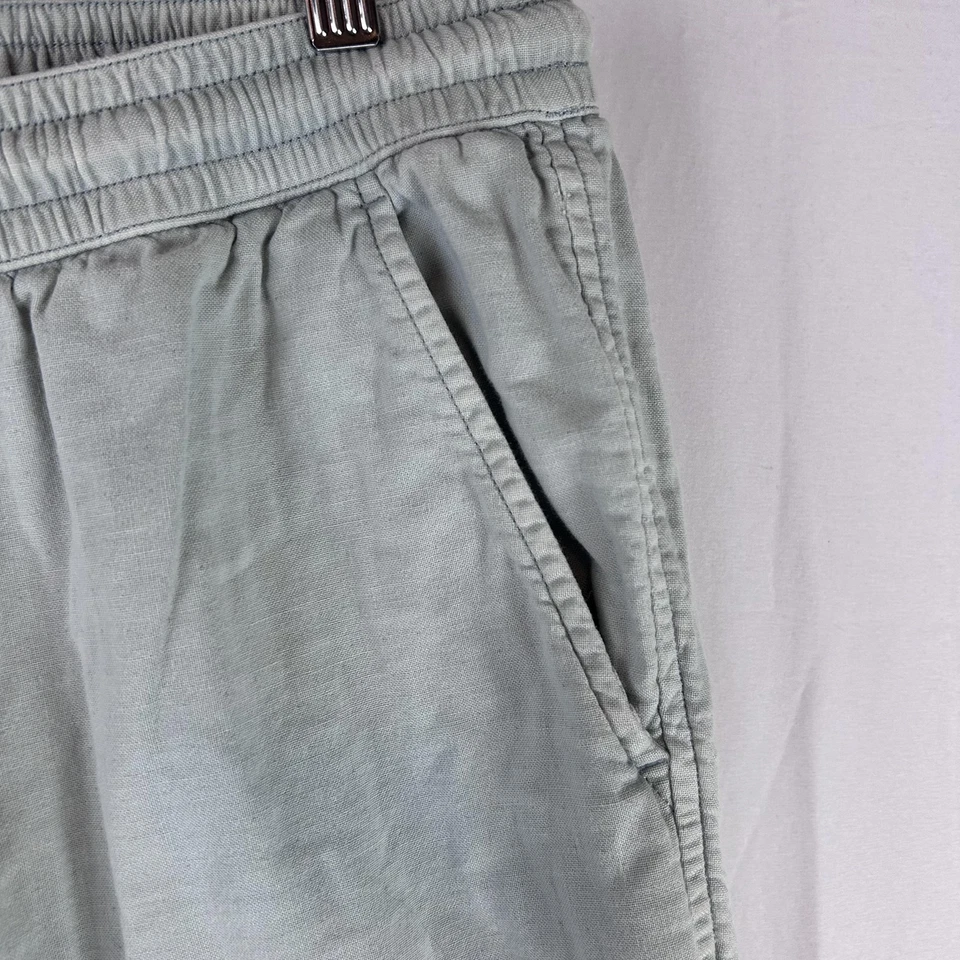 Marine Layer Pants Mens XL Light Green Jogger Drawstring Relaxed Linen Blend - Image 4 of 4
