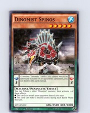 Yu-Gi-Oh TCG Dinomist Spinos SHVI-EN032 1st Edition Regular Common Card NM