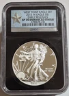 2013 W Enhanced Finish American Silver Eagle  NGC SP70 - Early Releases