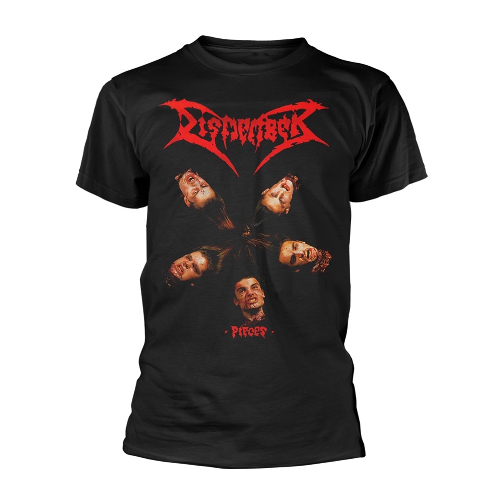 ЧЕРНАЯ футболка DISMEMBER - PIECES X-Large