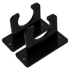 2 Pcs Wall Mount Baseball Bat Rack Mounted Holder Vertical Storage