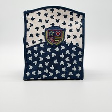 Vintage Dolly Disney Babies Mickey Mouse Bottle Bag Insulated Cooler Navy White