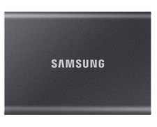 Image of Samsung T7 Portable SSD - 2 TB - USB 3.2 Gen.2 External SSD Titanium Grey