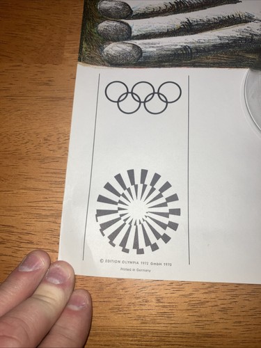 Poster Ufficiale Olimpiadi Estive Monaco 1972 Vintage Olimpiadi di Monaco - Foto 2 di 4