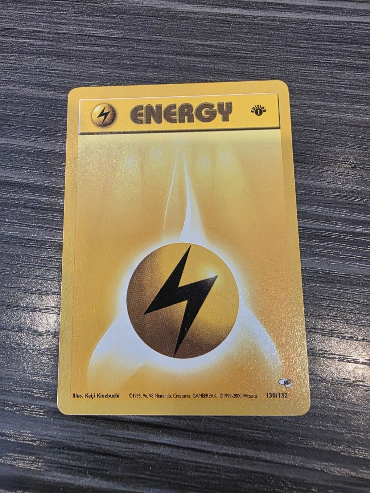 NM / MINT! 1st Edition Lightning Energy 130/132 - Gym Heroes Pokemon Card 