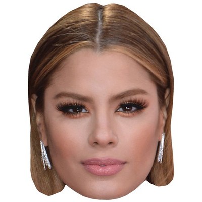 Ariadna Gutiérrez (Make Up) Celebrity Mask, Flat Card Face, Fancy Dress Mask