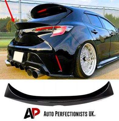 AUTO PERFECTIONISTS UK For Toyota Corolla E210 E21 Gloss Black Rear Mid Boot Spoiler Hatchback 2018+