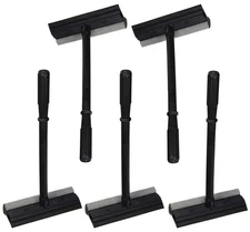 Set of 5 Window and Windshield Cleaning Sponge and Rubber Squeegees
