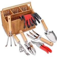 Heavy Duty Stainless Steel Garden Tools Set w...