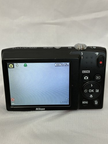 Nikon Coolpix A100 Red Compact Digital Camera 20.0 MP Optical Zoom 5x JAPAN - Picture 6 of 14
