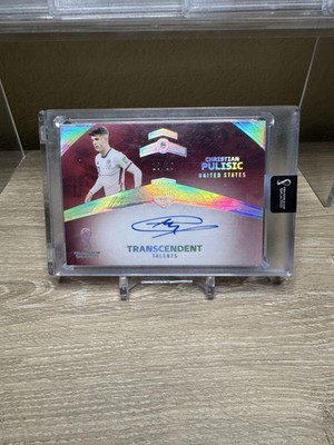 2022 Eminence World Cup Christian Pulisic Transcendent Auto 10/10 Jersey Match