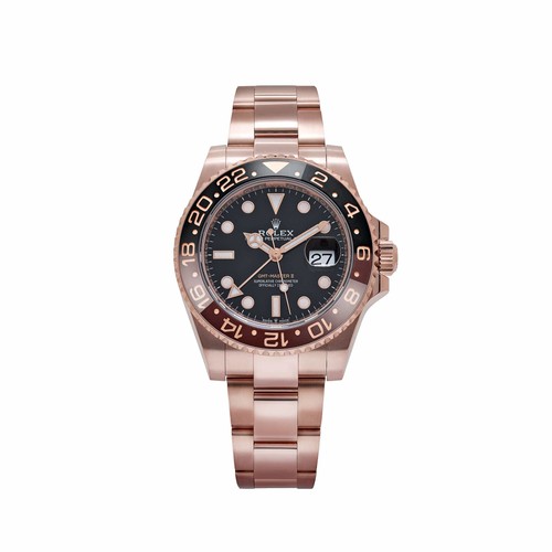 Rolex GMT-Master II 126715CHNR 'Root Beer' Rose Gold Black Dial